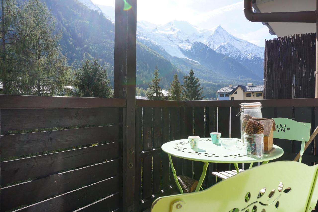 Apartamento Studio Face Au Mont-Blanc Chamonix Mont Blanc Exterior foto