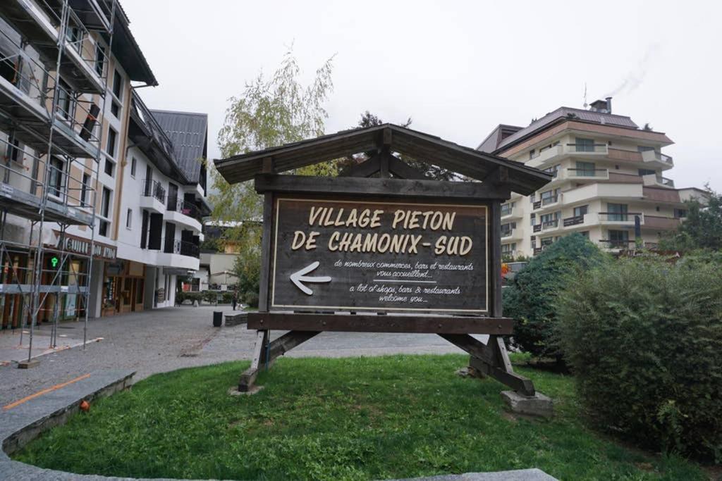 Apartamento Studio Face Au Mont-Blanc Chamonix Mont Blanc Exterior foto